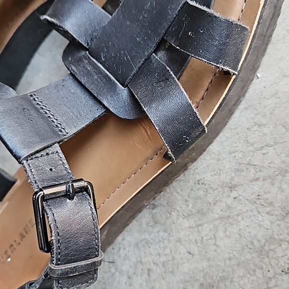 Everlane Leather Black Gladiator Fisherman Sandals 11 - Picture 2 of 3